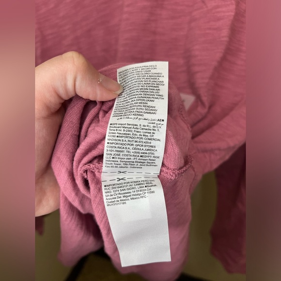 Brand new women’s old navy long sleeve top in a off pink rose color size M - Picture 7 of 8